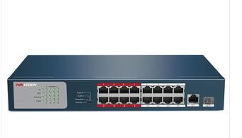 北京监控安装 海康威视18口百兆POE交换机DS-3E0318P-E